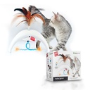 GiGwi Feather Spinner   Pet Droid  with2 replacable natural feather caps and 3 motion sensors
