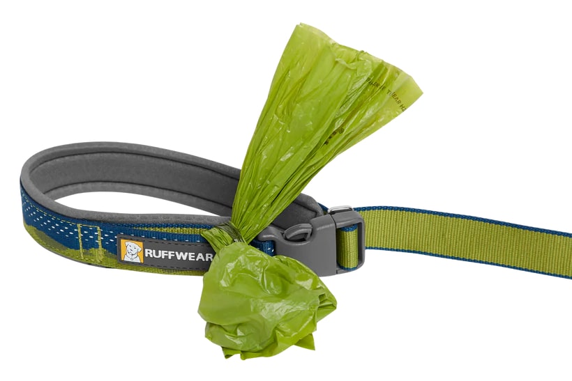 Nuevo-RuffWear Crag Reflective Dog Leash - GreenHills