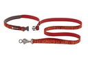 Nuevo-RuffWear Flat Out Adjustable Dog Leash - Ember Distortion
