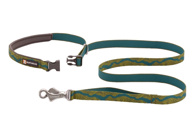 Nuevo-RuffWear Flat Out Adjustable Dog Leash - New River