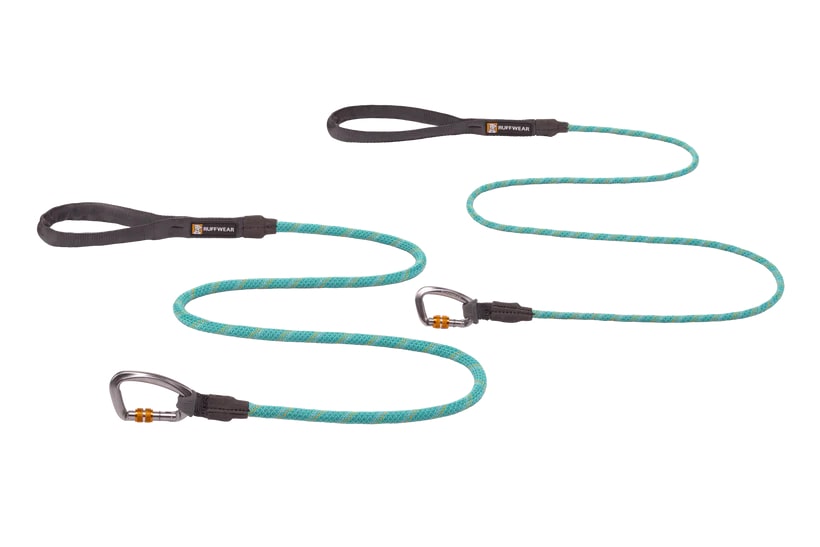 Nuevo-RuffWear Knot-a-Leash Rope Dog Leash - Aurora Teal