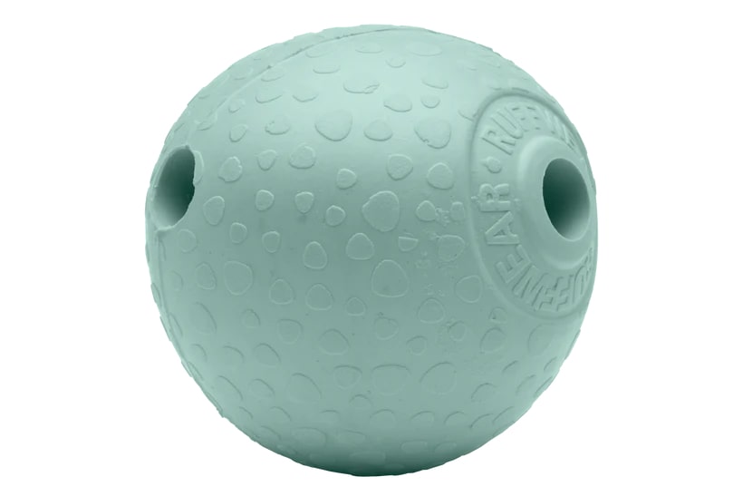 Nuevo-RuffWear Huckama Rubber Throw Toy - Sage Green