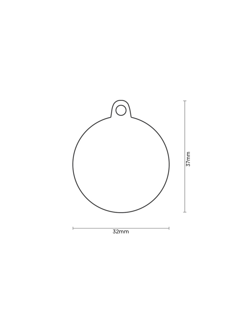 Nuevo-Myfamily Placa Círculo "Yeah!"