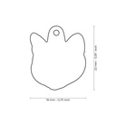 Nuevo-Myfamily Placa Identificativa Para Nuevo Gato Europeo