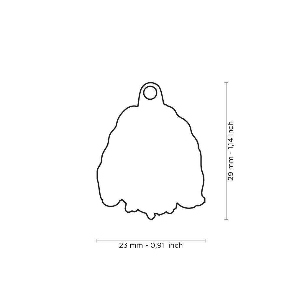 Nuevo-Myfamily Placa Identificativa Para Shih Tzu