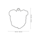 Nuevo-Myfamily Placa Perro Australiano