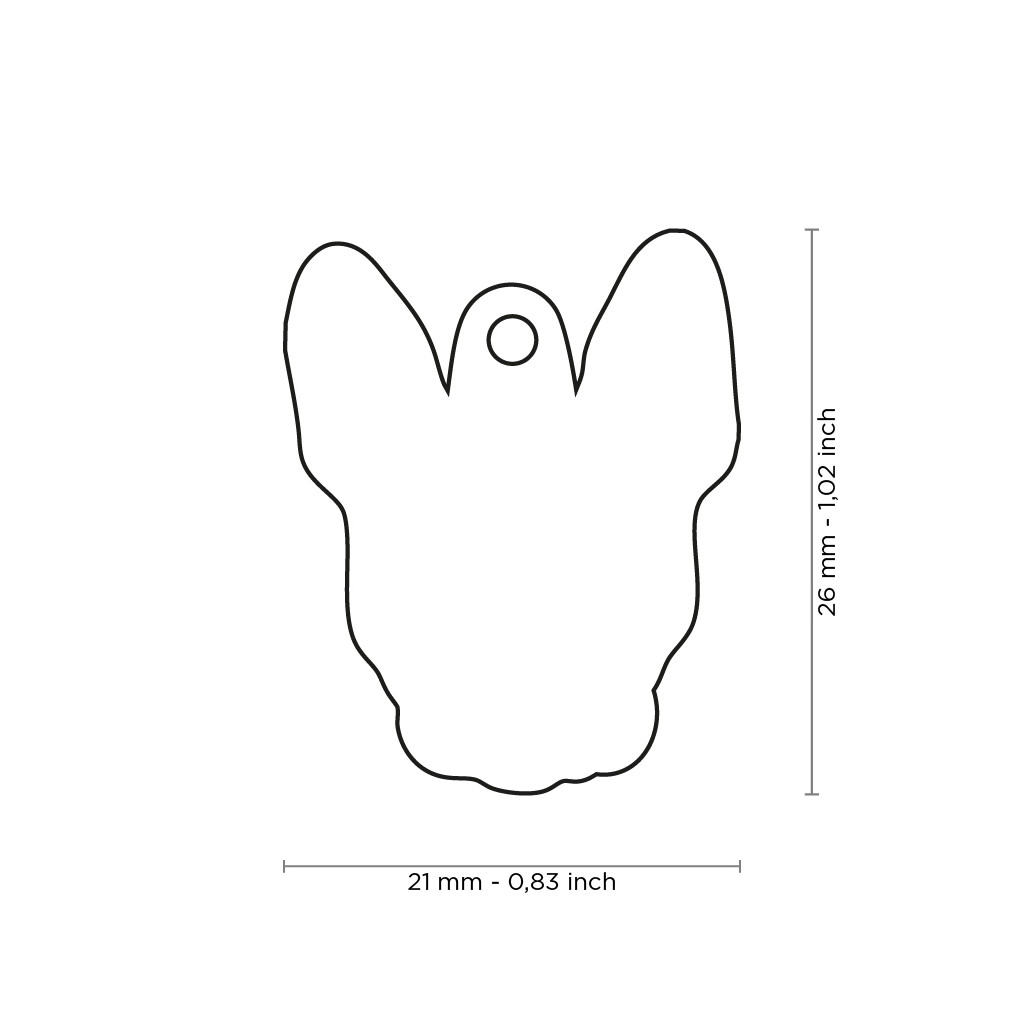 Nuevo-Myfamily Placa Perro Boston Terrier