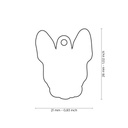 Nuevo-Myfamily Placa Perro Boston Terrier