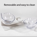 Agrofarma Plato de Gato Transparente Doble - Base Inclinada