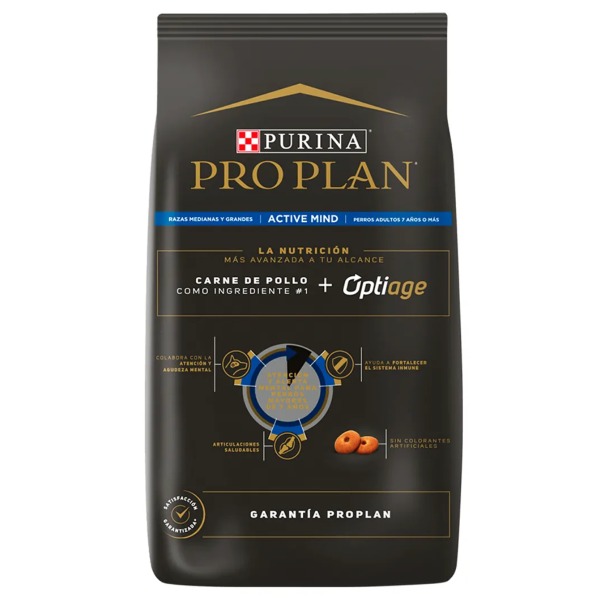 Pro Plan Active Mind Razas Medianas & Grandes Optiage