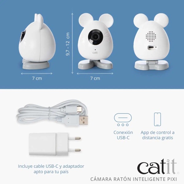 Catit Pixi Camara Inteligente Ratón
