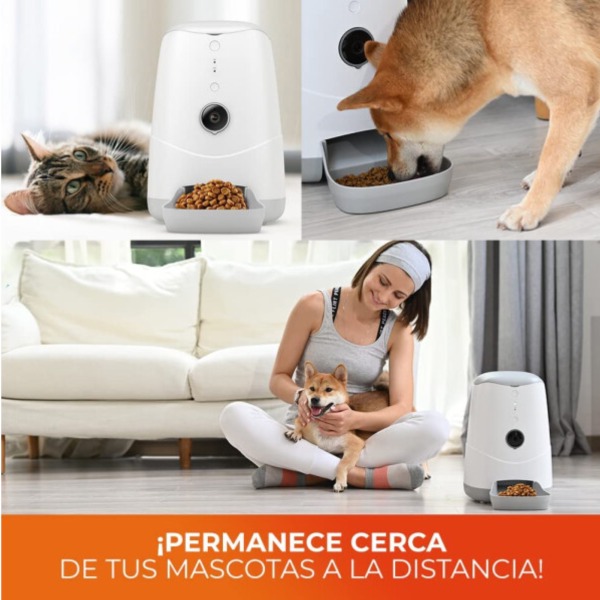 Tecnolite Pet Feeder Comedero Automático Con Camara 5W