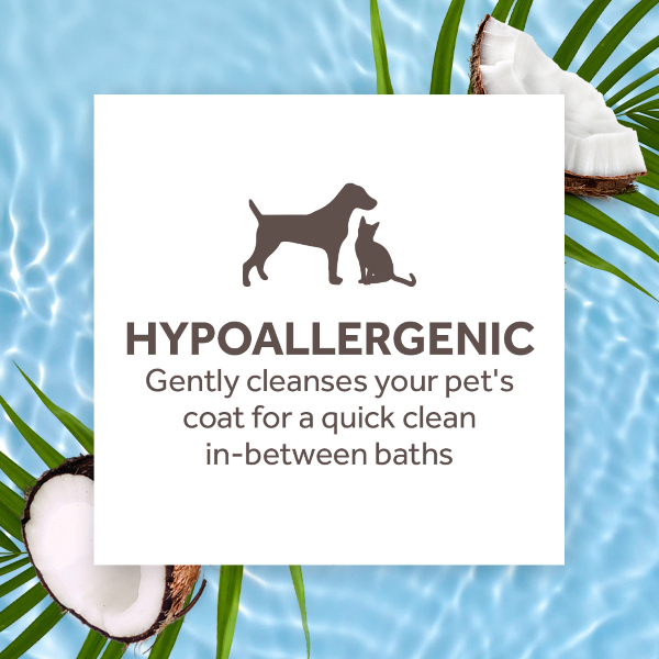 Tropiclean Hypoallergenic Waterless Shampoo For Pets