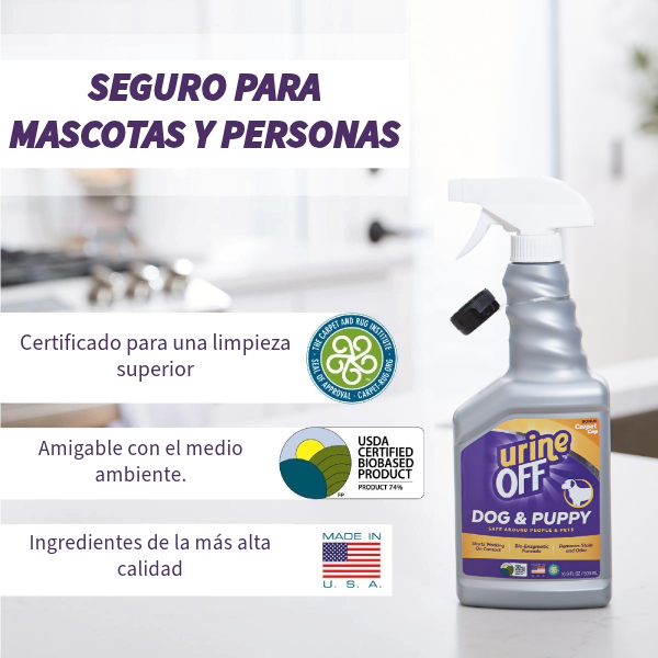 Urine Off Dog & Puppy Hard Surface Spray 16.9Oz / 500Ml