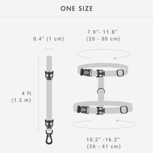 Zeedog Cat Harness With Leash - Prisma