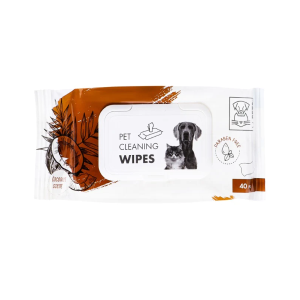 M-Pets Pet Cleaning Wipes Coco 40pc