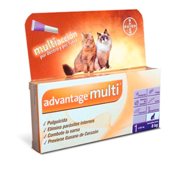 Bayer Advantage Multi Gato Mayor a 4Kg - 0,8ml