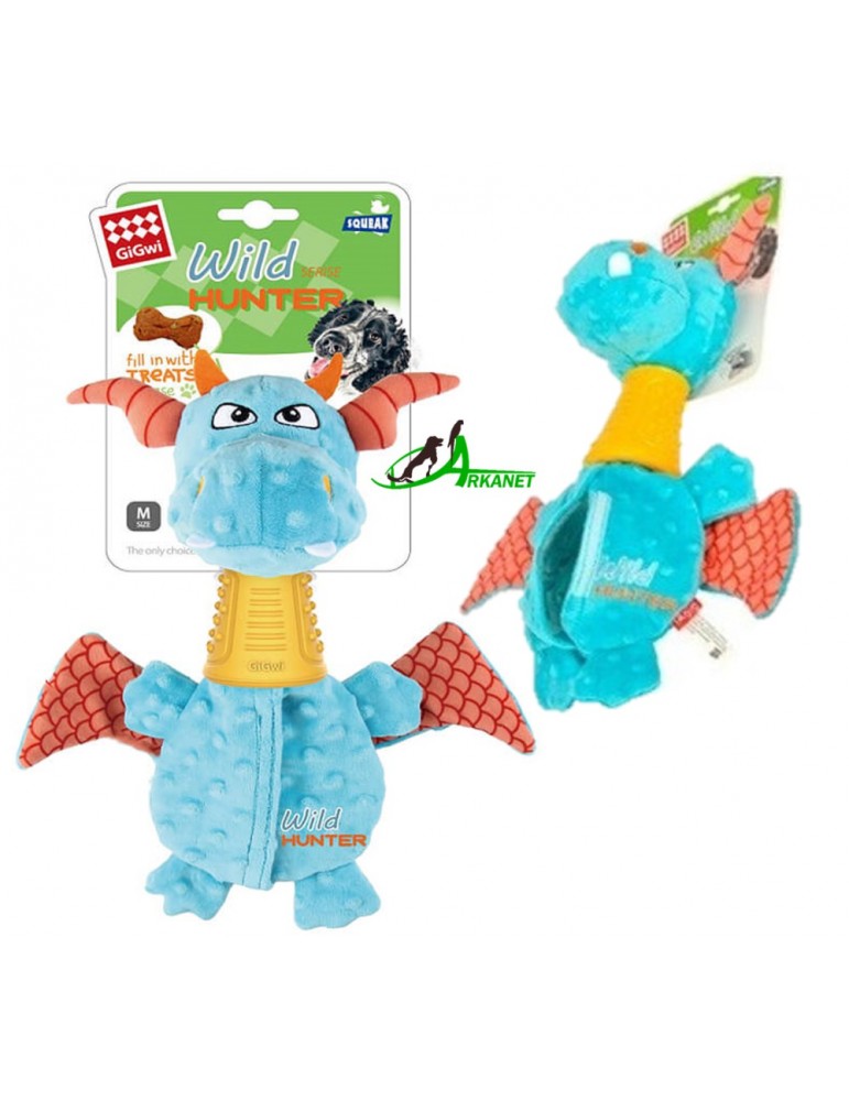Gigwi Wild Hunter Dinosaur Plush With Tpr Neck