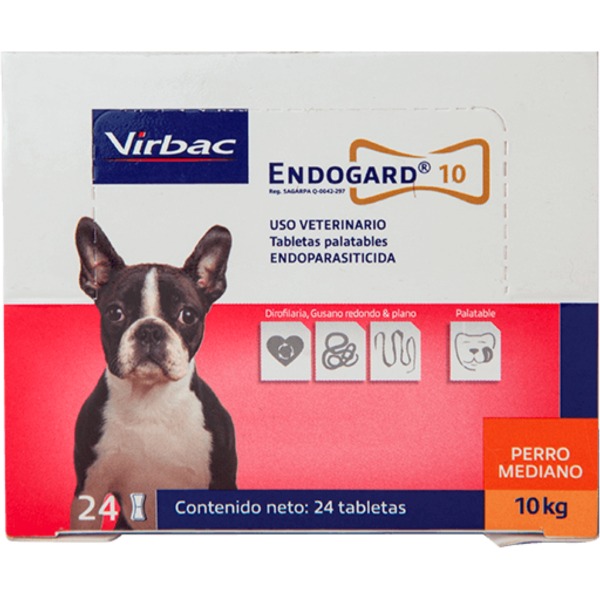 Virbac Endogard 10kg (Por Pastilla)