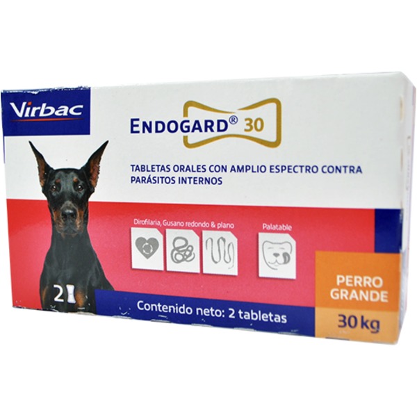 Virbac Endogard 30kg (Por Pastilla)