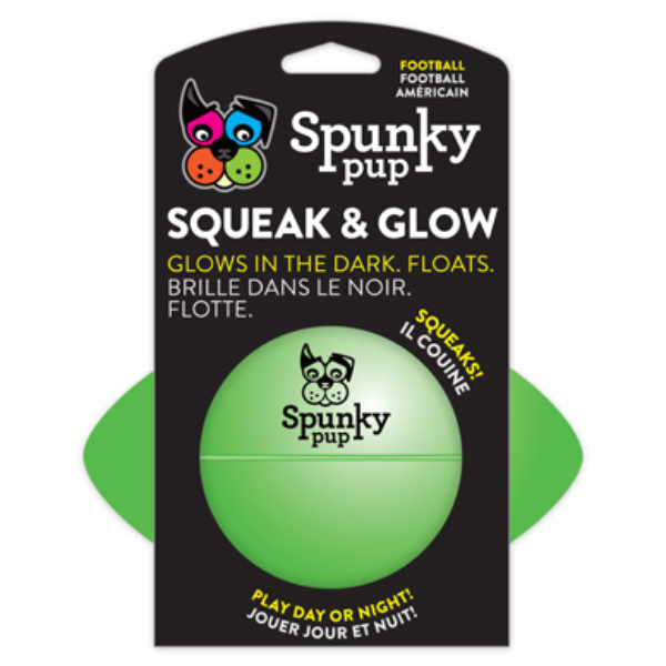 SpunkyPup -Squeak & Glow Football