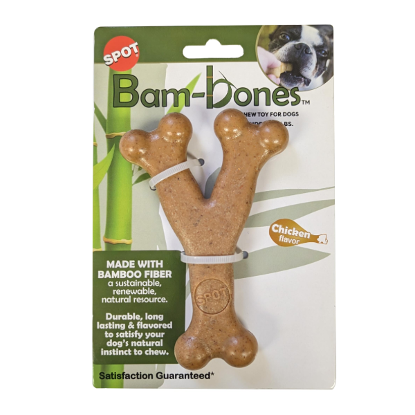 Juguete Bam-Bones Plus Hueso Pequeño Ref 54312 Sabor Pollo Spot