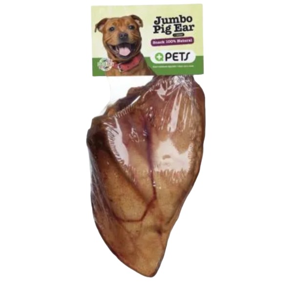 +Qpets Pig Ear Jumbo