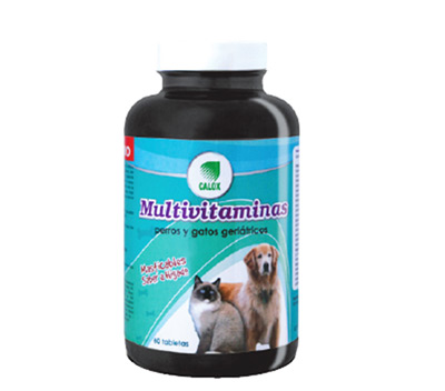 Calox -Multivitaminas Geriátrico Perros & Gatos