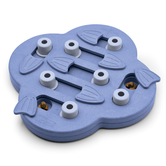 Outward Hound Dog Hide N' Slide Interactive Treat Puzzle Dog Toy, Purple