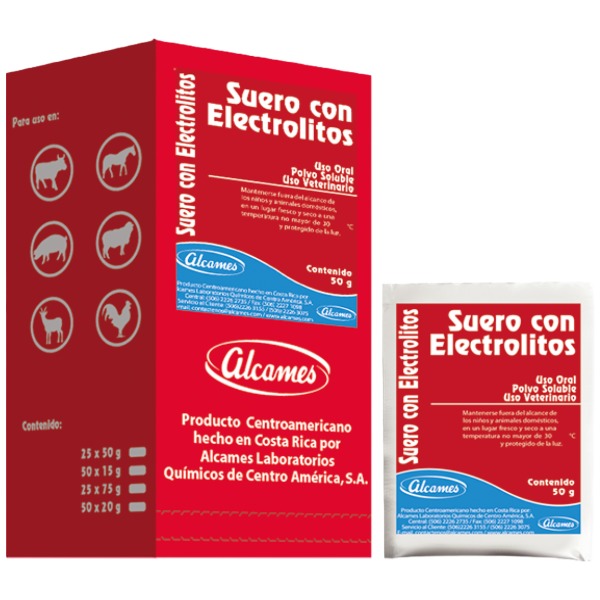 Alcames Suero Con Electrolitos 50g (Por Sobre)