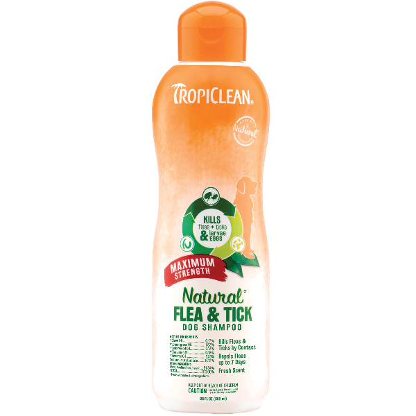 Tropiclean Natural Flea And Tick Shampoo Maximum Strength