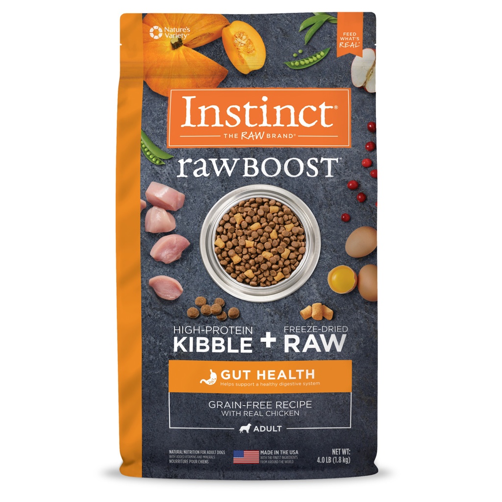 Instinct Dog Food Raw Boost Real Chicken Recipe Gut Health