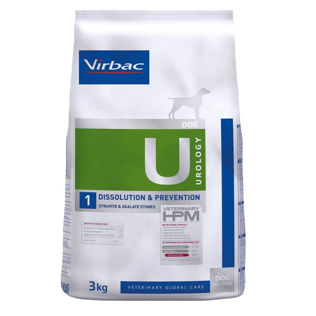 Virbac Veterinary Hpm Urology 1 Dissolution & Prevention Dog