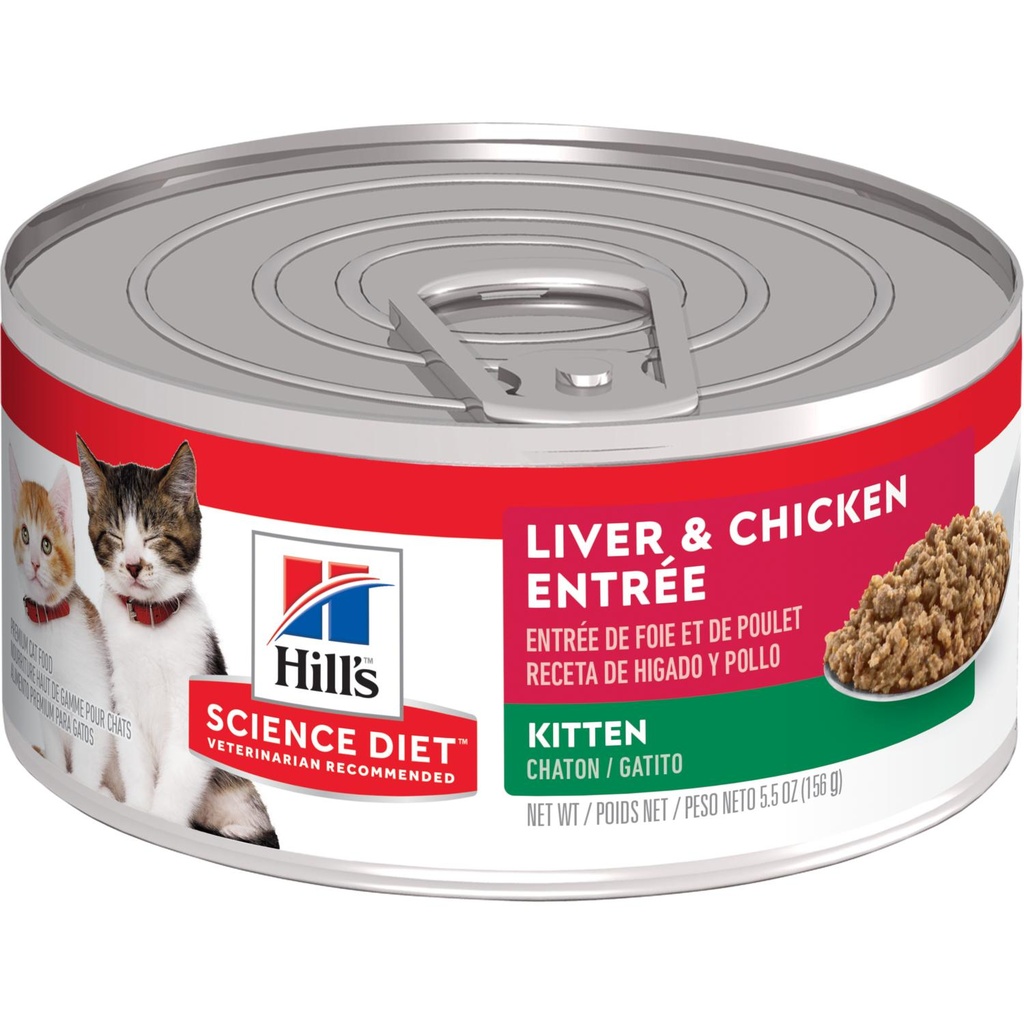 Hill´s Science Diet Kitten Liver & Chicken Entrée 155Gr