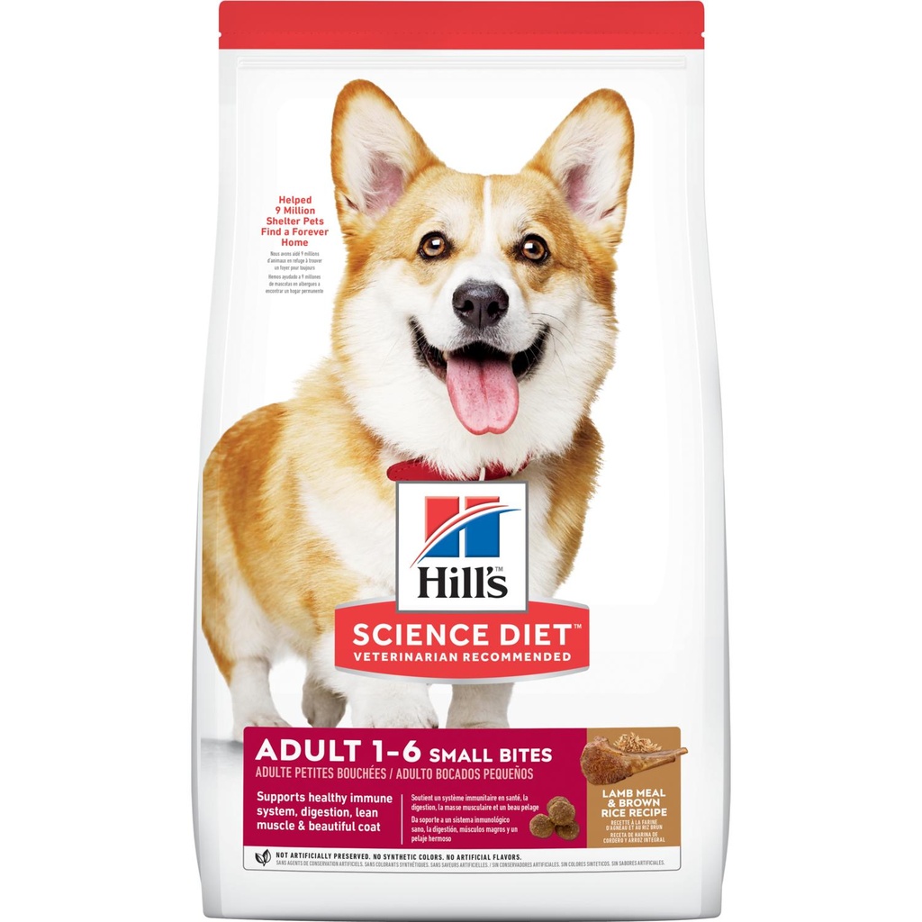Hill´s Science Diet Adult Small Bites Lamb Meal & Brown Rice Recipe Dog Food