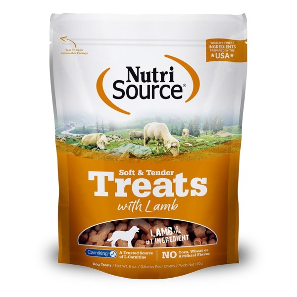 Nutrisource Soft & Tender Lamb Treats 179G