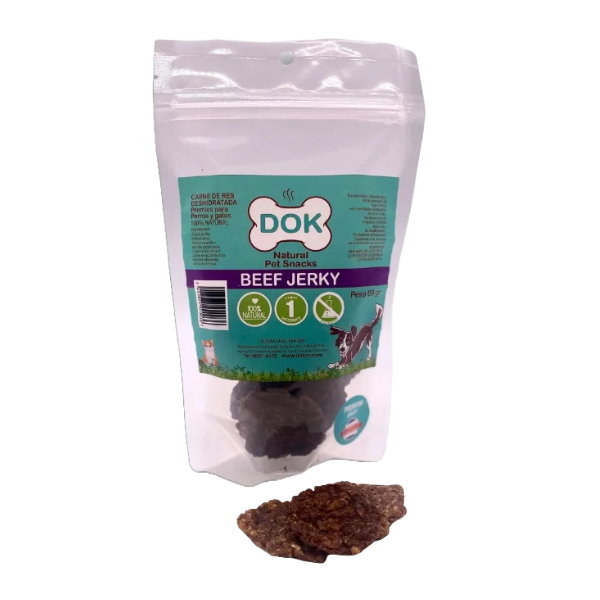 Dok Appetit Natural Pet Bakery Carne Res Deshidratada 60g