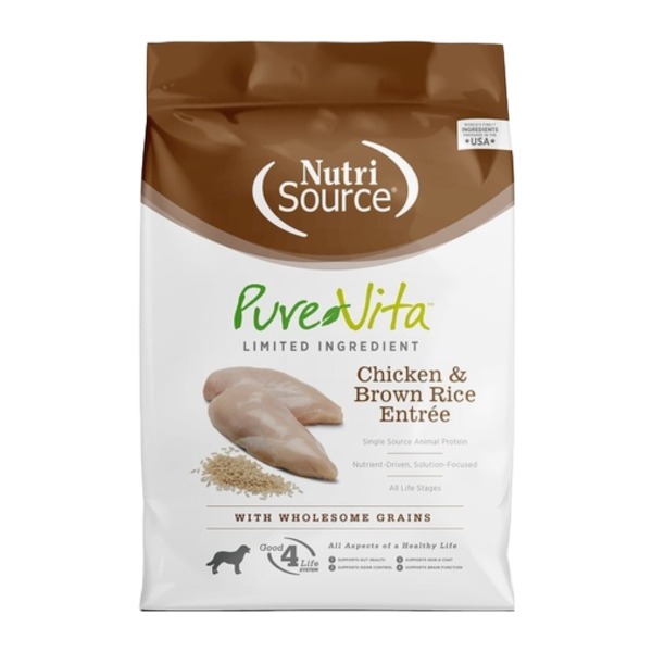 Nutrisource PureVita Chicken & Brown Rice Entrée