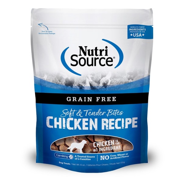 Nutrisource Grain Free Chicken Bites Treats 179G