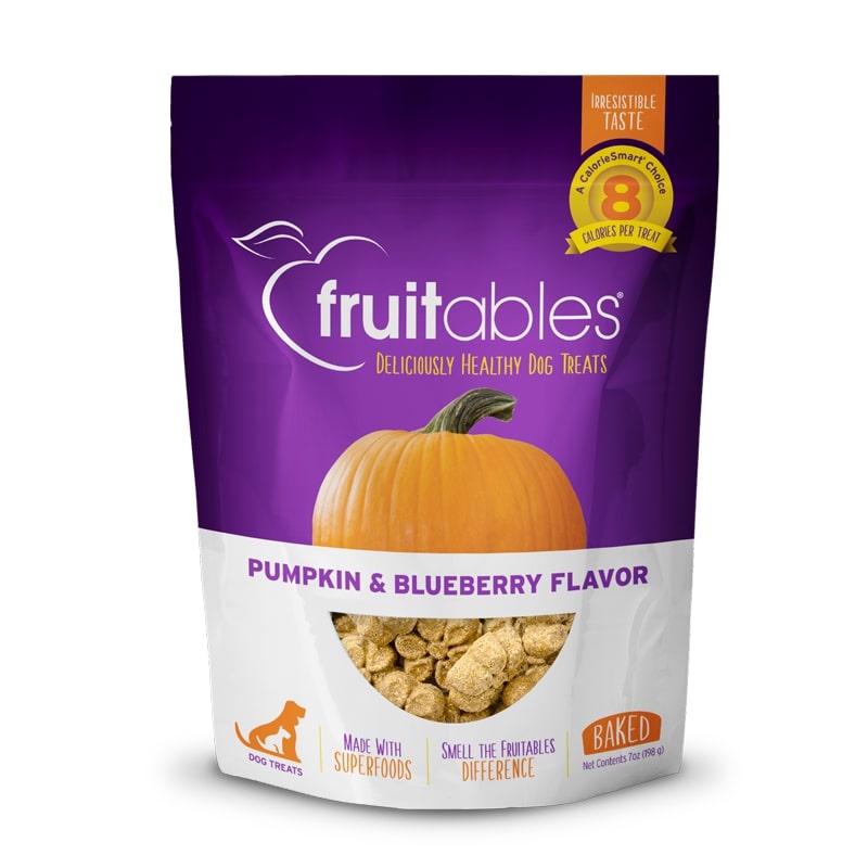 Fruitables Healthy Dog Treats: Pumpkin & Blueberry 198G
