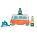 Outward Hound Hide A Surf Van Plush Dog Toy Puzzle Multi
