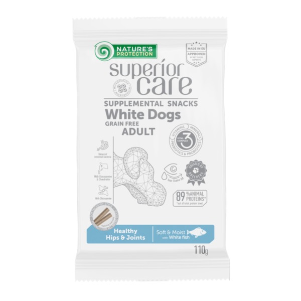 Natures Protection Superior Care White Dogs With White Fish 110g