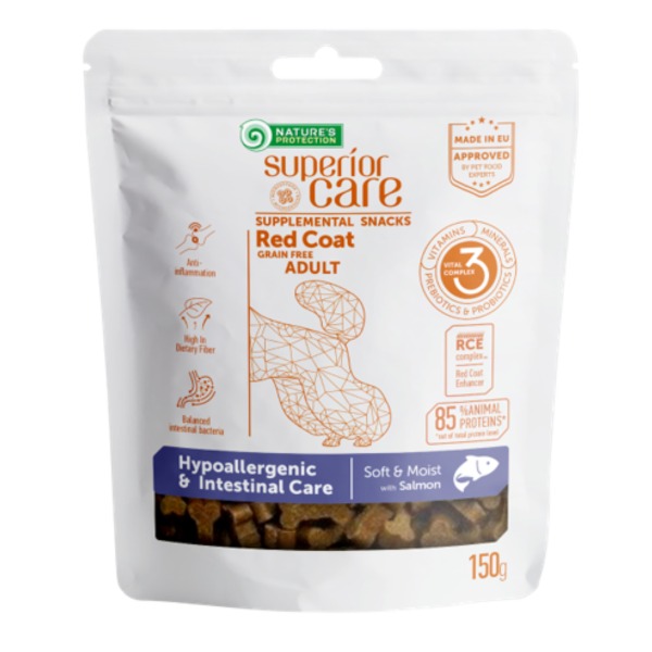 Natures Protection Superior Care Red Coat Hypoallergenic & Intestinal Care 150g