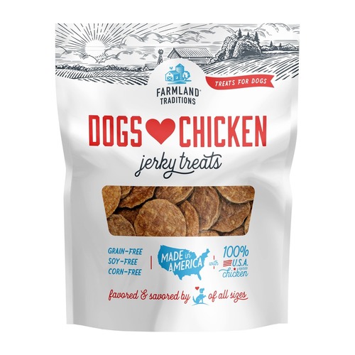 Farmland Traditions Dogs Love Chicken Jerky Treat