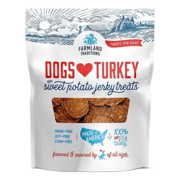Farmland Traditions Turkey & Sweet Potato Jerky Treats