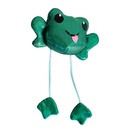 Outward Hound Toss 'N Dangle Frog Catnip Cat Toy, Green