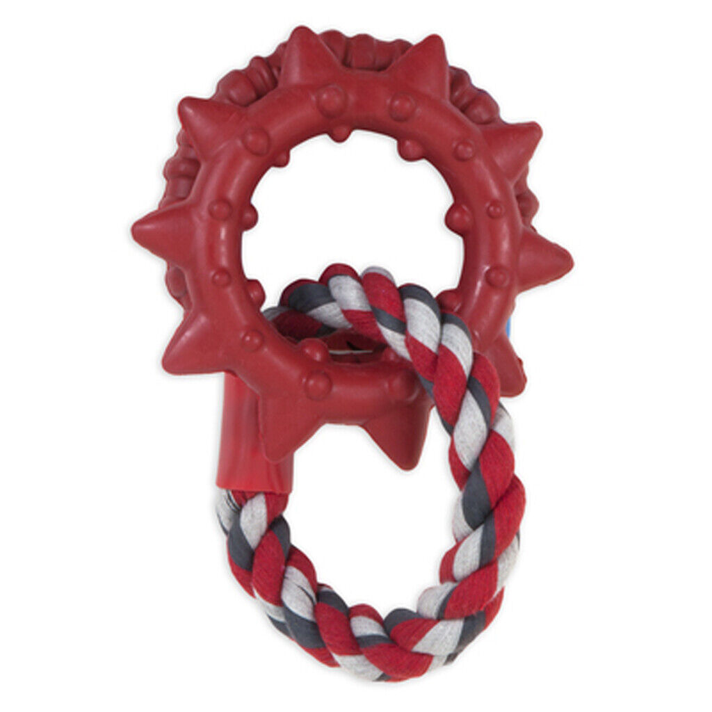 Dogzilla -Dino Links Medium Dog Toy Rubber Rope