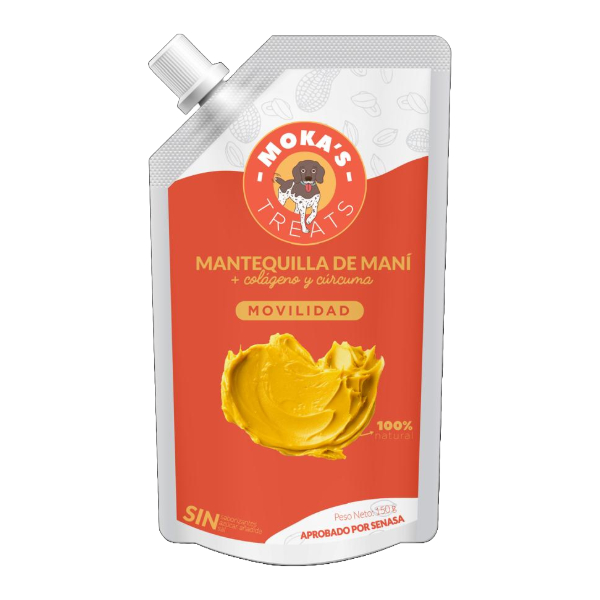 Moka's Mantequilla De Maní + Colágeno y Cúrcuma 150g