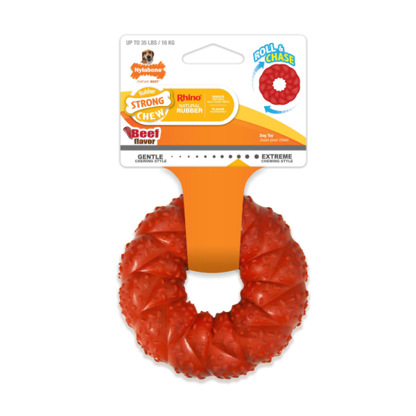 Nylabone - Rhino Rojo Dona Sabor Carne 16 Kg