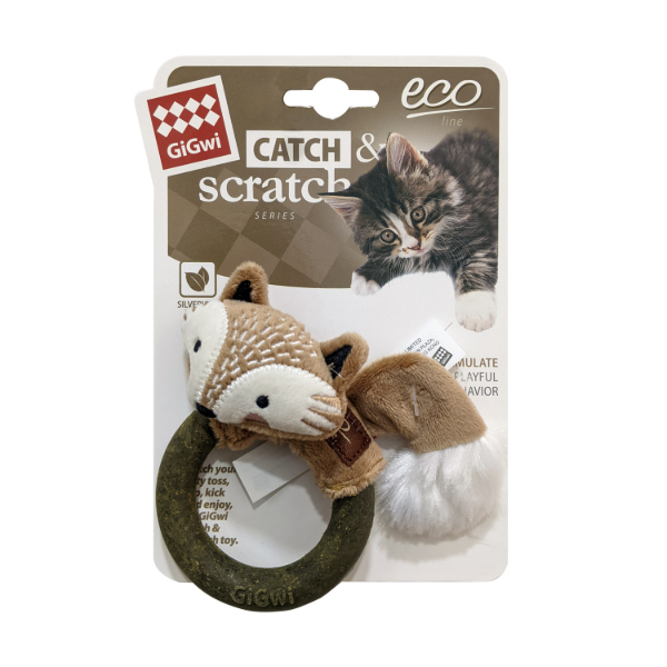 Gigwi Fox Catch & Scratch Eco Line With Silvervine Ring